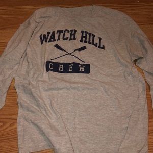 Watch Hill RI crew long sleeve tee